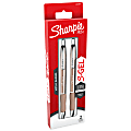 Sharpie® S-Gel Metal Barrel Gel Pens, Medium Point, 0.7 mm, Champagne Barrel, Black Ink, Pack Of 2 Pens 1 thumbnail image