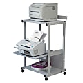Essentials by MooreCo Max Stax Multipurpose Cart, 42.5"H x 25 .13"W x 20"D, Gray