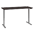 Bush Business Furniture Move 80 Series 72"W x 30"D Height Adjustable Standing Desk, Storm Gray/Cool Gray Metallic, Standard Delivery