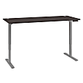 Bush Business Furniture Move 80 Series Electric 72"W x 30"D Height Adjustable Standing Desk, Storm Gray/Cool Gray Metallic, Standard Delivery