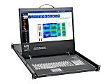 Tripp Lite Rack Console 1URM DVI, VGA for KVM Switch, 19" LCD 1080p Rackmount Console TAA - 1 Computer(s) - B02100019HD2 1 thumbnail image