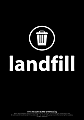 Recycle Across America Landfill Standardized Recycling Labels, LAND-1007, 10" x 7", Black