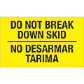 Tape Logic® Bilingual Labels, DL1090, No Desarmar Tarima, 3" x 5", Fluorescent Yellow, Roll Of 500 1 thumbnail image