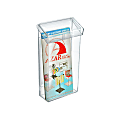 Azar Displays Outdoor Adhesive Wall Mount Trifold Brochure Holders, 10”H x 5-1/4”W x 2-1/2”D, Clear, Pack Of 2 Holders 1 thumbnail image