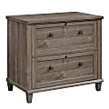 Sauder® Hammond 32-7/8"W x 20-1/2"D 2-Drawer Lateral File Cabinet, Emery Oak