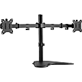 Amer Dual Articulating Arm Monitor Stand - Up to 32" Screen Support - 35.27 lb Load Capacity - Desktop - Steel 1 thumbnail image