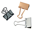 Office Depot® Brand Binder Clips, 1-1/4", 80-Sheet Capacity, Assorted Colors, Pack Of 6 Clips 1 thumbnail image