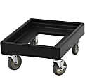 Cambro Camtainer Dolly, 19-5/8" x 28-5/8" x 10-1/2", Black 1 thumbnail image