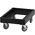 Cambro Camtainer Dolly, 19-5/8" x 28-5/8" x 10-1/2", Black