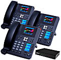 XBLUE QB1 VoIP Phone System Bundle, 3 Phones, QB1003
