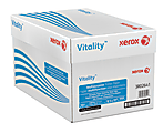 Xerox® Vitality™ 3-Hole Punched Multi-Use Printer & Copy Paper, White, Letter (8.5" x 11"), 5000 Sheets Per Case, 20 Lb, 92 Brightness, FSC® Certified, Case Of 10 Reams