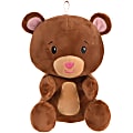 Amscan Plush Bear Balloon Weights, 8", Brown, Pack Of 2 Weights