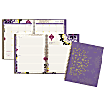 Cambridge® Vienna Weekly/Monthly Planner, 8 1/2" x 11", Purple, January to December 2019