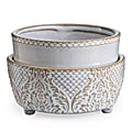 Candle Warmers Etc 2-In-1 Classic Fragrance Warmers, Vintage White, Pack Of 6 Warmers 1 thumbnail image