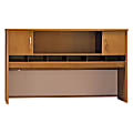 Bush Business Furniture Components 2 Door Hutch, 72"W, Natural Cherry/Graphite Gray, Standard Delivery