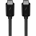 Belkin Thunderbolt 3 Cable (USB-C to USB-C, 100W) - 2.60 ft Thunderbolt 3/USB-C Data Transfer Cable  - F2CD084BT08MBK 1 thumbnail image