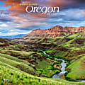 2024 Brown Trout Monthly Square Wall Calendar, 12" x 12", Oregon Wild & Scenic, January To December