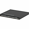 Netgear AV Line M4350-44M4X4V Ethernet Switch - 48 Ports - Manageable - 25 Gigabit Ethernet - 25GBase-X, 10GBase-T - 3 Layer Supported - Modular - 550 W Power Consumption - 194 W PoE Budget - Optical Fiber, Twisted Pair - PoE Ports - 1U High