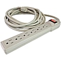 Stanley PowerMAX 30021 6-Outlet XL Power Strip, 15', Beige