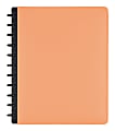 TUL® Discbound Notebook, Limited Edition, Sunset Shades, Letter Size, Cantaloupe