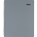 2024 Office Depot® Brand Monthly Planner, 7" x 9", Silver, January To December 2024 , OD001730 1 thumbnail image