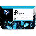 HP 80 Black Ink Cartridge, C4871A