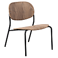 KFI Studios Tioga Laminate Guest Lounge Chair, Beech/Black 1 thumbnail image