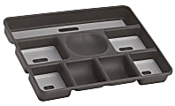 Madesmart® 8-Compartment Drawer Organizer, 12"H x 16"W x 2"D, Granite 1 thumbnail image