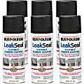 LeakSeal Flexible Rubber Coating Spray - Black - 6 / Carton 1 thumbnail image