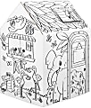 Bankers Box® At Play Jungle Playhouse, 47-3/4"H x 32"W x 32"D, 60% Recycled, Animals 1 thumbnail image