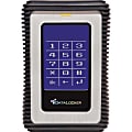 DataLocker DL3 500GB External Hard Drive, 8MB Cache, USB 3.0, Black/Blue/Silver 1 thumbnail image