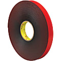 3M™ VHB™ 4611 Tape, 1.5" Core, 1" x 5 Yd., Gray/Red 1 thumbnail image