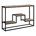 Monarch Specialties Lilian Console Accent Table, 31-3/4"H x 48"W x 12"D, Taupe/Black 1 thumbnail image