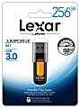 Lexar® JumpDrive® S57 USB 3.0 Flash Drive, 256GB, Orange, LJDS57256AB