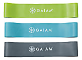Gaiam Restore Mini Resistance Band Kit, Multicolor