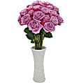 Rose Farmers Bi-Color Long Stem Roses, Purple/Magenta, Box Of 24 Roses