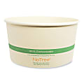 World Centric® No Tree™ Wide Paper Bowls, 32 oz, 5.9" Diameter x 3.1" h, Natural, Sugarcane, 300/Carton 1 thumbnail image