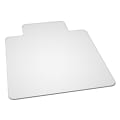 SKILCRAFT® Biobased Chair Mat For Hard Floors, 46" x 60", Clear (AbilityOne 7220016568324) 1 thumbnail image