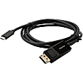 VisionTek USB-C to DisplayPort 1.4 2M Cable M/M - USB-C to DisplayPort Cable DisplayPort 1.4 Cable with 8K 60 Hz Video Resolution and HDR Support 4K 144Hz 2 Meter 6.6 Feet