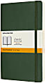 Moleskine Classic Soft Cover Notebook, 5" x 8-1/4", Ruled, 192 Pages, Myrtle Green