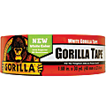 Gorilla® Duct Tape, 3" Core, 2" x 30 Yd., White