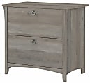 Bush Furniture Salinas 31-3/4"W x 20"D Lateral 2-Drawer File Cabinet, Driftwood Gray, Standard Delivery 1 thumbnail image