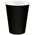 Amscan 68015 Solid Paper Cups, 9 Oz, Jet Black, 20 Cups Per Pack, Case Of 6 Packs