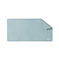 Mobile Pixels Desk Mat (Haze Blue) - Polyurethane Leather, Vinyl - Haze Blue