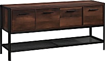 Sauder® Briarbrook Commercial 64"W x 18-1/2"D Office Lateral 2-Drawer File Cabinet Credenza, Barrel Oak/Black 1 thumbnail image