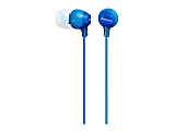 Sony MDR-EX15LP - EX Series - earphones - in-ear - wired - 3.5 mm jack - blue
