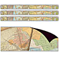 Teacher Created Resources Magnetic Border, Travel The Map, 24' Per Pack, Set Of 3 Packs