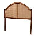 Baxton Studio Madeline Classic And Traditional Headboard, Queen, 60”H x 61-1/4”W x 1-5/8”D, Ash Walnut