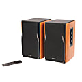 Edifier R1380DB 42W Continuous-Power Amplified Bluetooth Professional Bookshelf Speakers With Remote, Brown