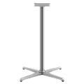HON® Arrange Aluminum X-Base, 40"H x 32"W x 32"D, Satin Chrome 1 thumbnail image
